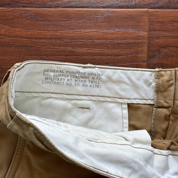 RRL Ralph Lauren Double RL Chino Pant - Brindle - 34 x 30 - Picture 6 of 7